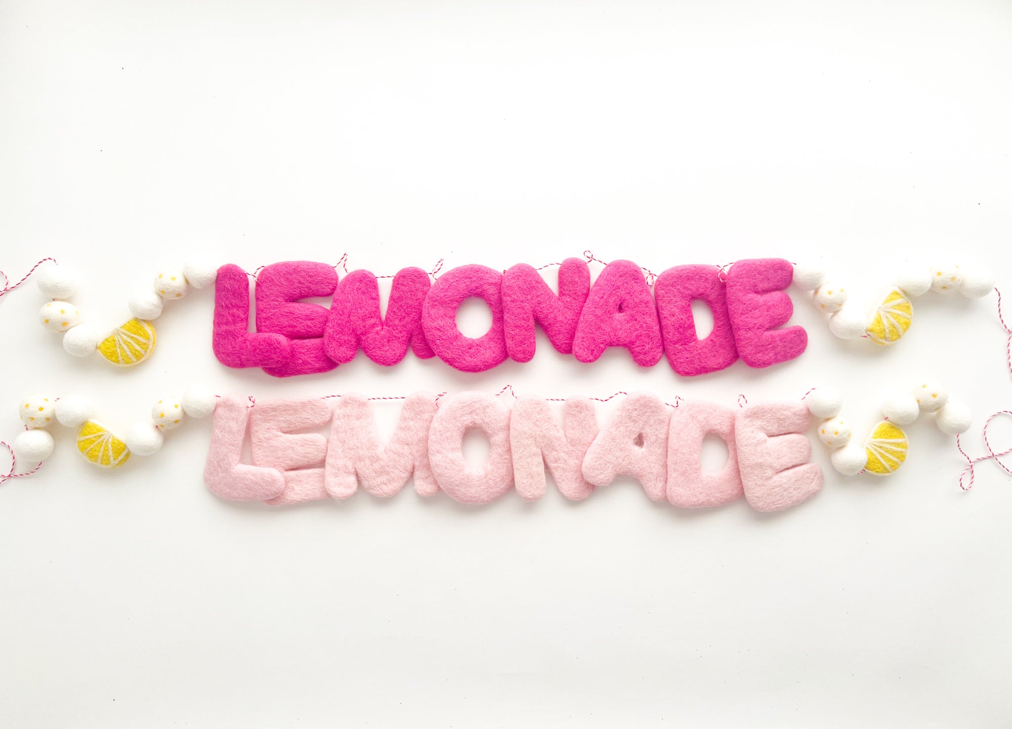 Letter Garlands – Pearl and Jane